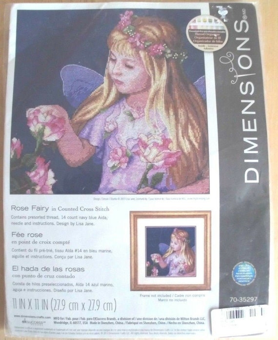 Dimensions Counted Cross Stitch Kit 14/"X11/"-Butterfly Fairy 14 Count