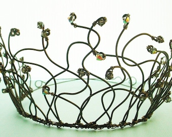 Black Swan Tiara, Customize Your Crown, Free Shipping
