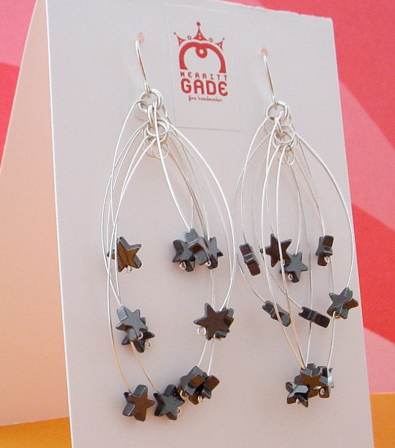 Shooting Star Fireworks Earrings image 3