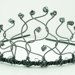 Small Black Swan Tiara, Free Shipping