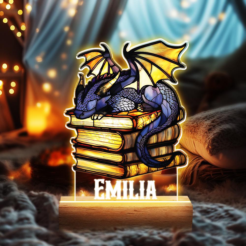 Magical 3D Dragon Night Light - Color Changing Book Lamp For Unique Decor - View #13