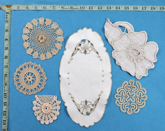 Vintage & Lot embellissement dentelle ancienne... médaillon, S’épanouir, médaillon, ancienne... lin, Crochet, Whitework Filet, Collection... début et le milieu des années 1900, EL1833 960136 Vintage & Lot embellissement dentelle ancienne... médaillon, S’épanouir, médaillon, ancienne... lin, Crochet, Whitework Filet, Collection... début et le milieu des années 1900, EL1833 960136