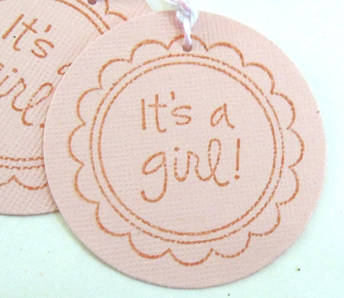 It's A Girl Gift Tags Set of 5 | Etsy