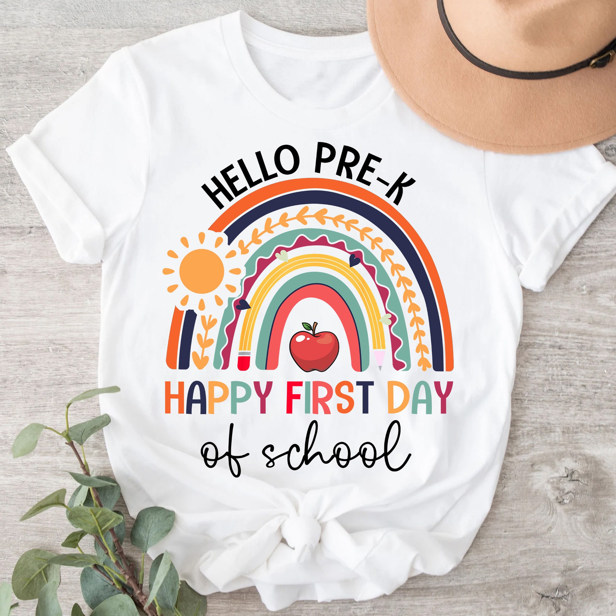 Hello First Grade Shirt,Happy First Day Of School Shirt,Teacher Shirt