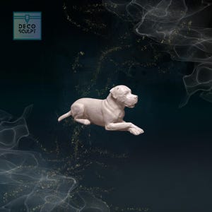 Entzückende 3D Bulldogge Statue - Perfekt für Tierliebhaber - Exklusive Amerikanische Bulldogge Figur