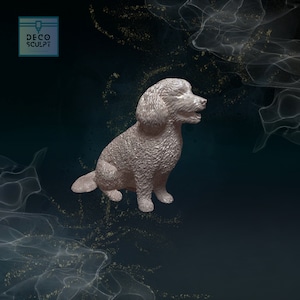 Stunning 3D Bichon Frise Art - Realistic Bichon Frise Sculpture - Unique Pet Lover Gift