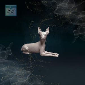 3D Toy Terrier Sculpture: PLA+ Silk Dog Model