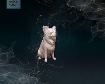 3D Printed Chihuahua Figurine: Pet Memorial Sculpture