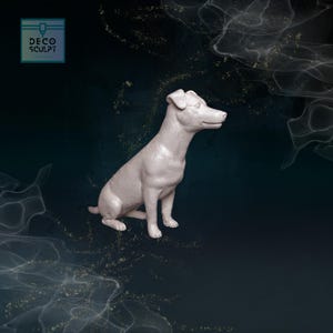 Bezaubernde 3D Jack Russel Kunst - Perfektes Geschenk für Hundeliebhaber!
