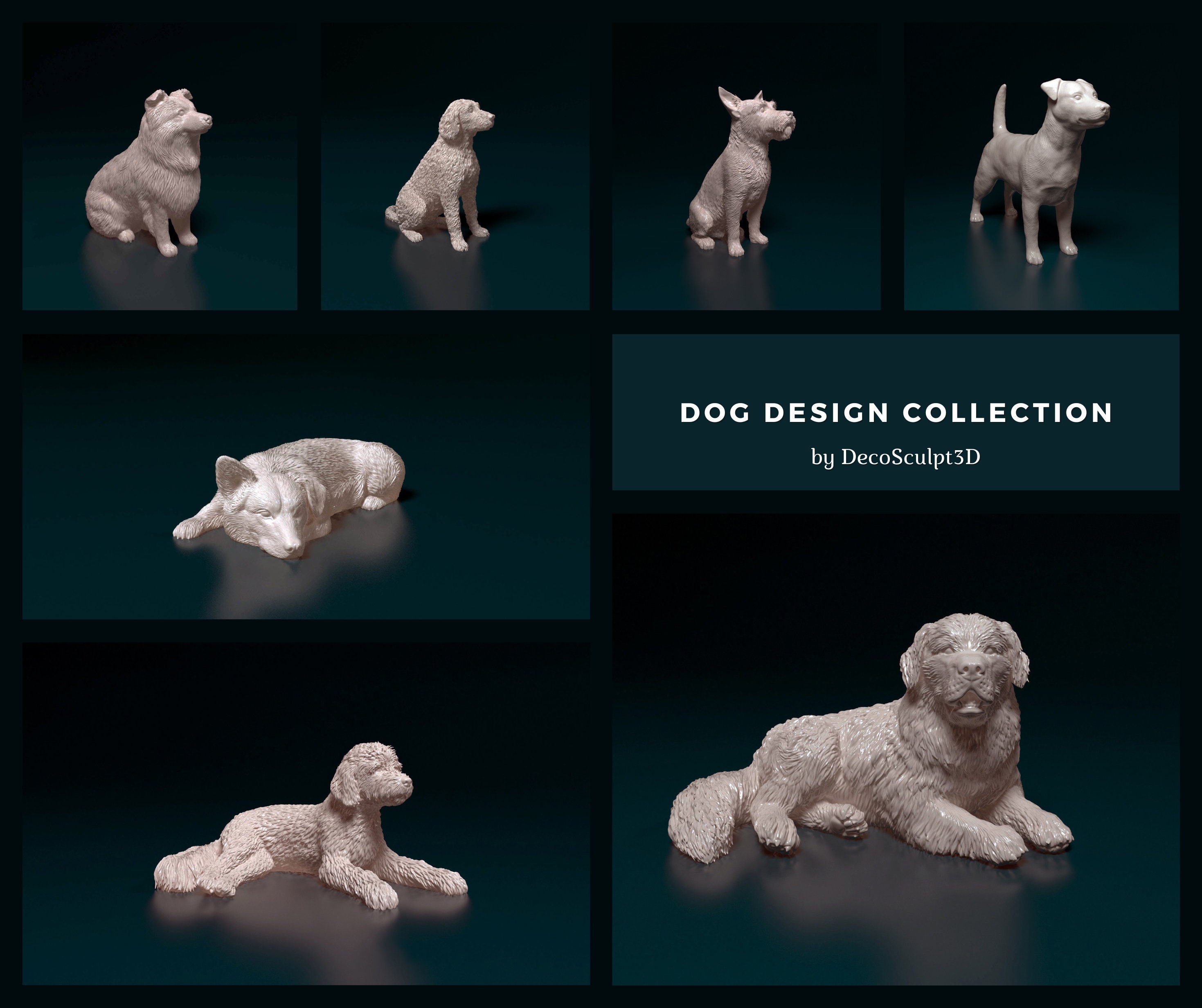 Escultura Abstracta De Staffordshire Bull Terrier - Figura De Perro Decorativa, Nueva Y Original