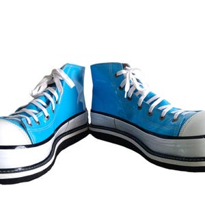 clown shoes light blue Star style size 12