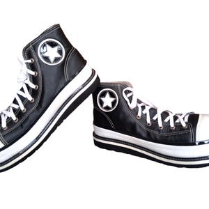 clown shoes black and white Star style size 11