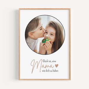 Personalized poster with photo for your mother for Mother&#39;s Day or birthday