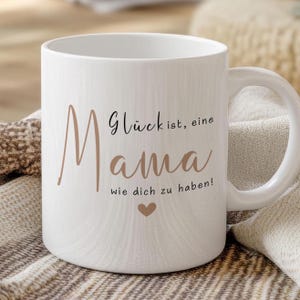 Ceramic mug &quot;Happiness is having a mom like you&quot; A loving gift for your mother for Mother&#39;s Day or birthday