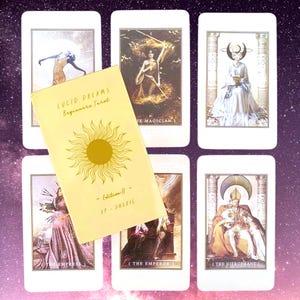 Sueños Lúcidos Tarot para Principiantes, Juego de Adivinación Oráculo.