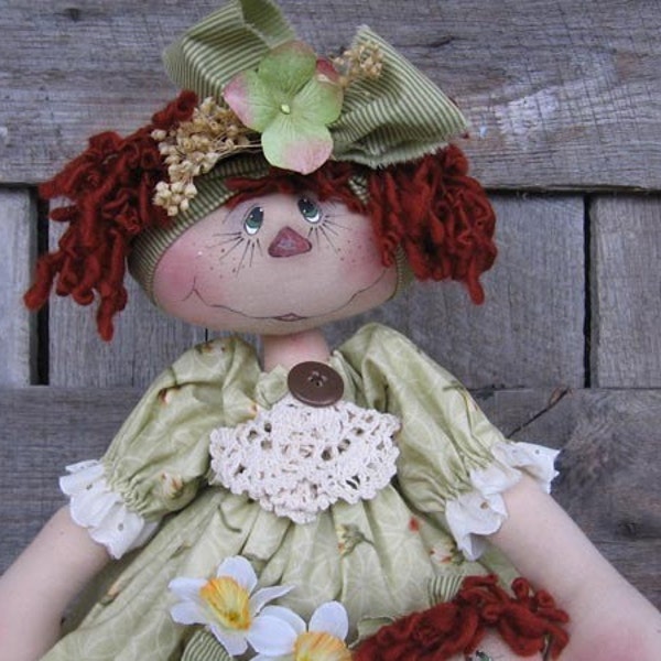 Pickled Faced Raggedy Annie e pattern
