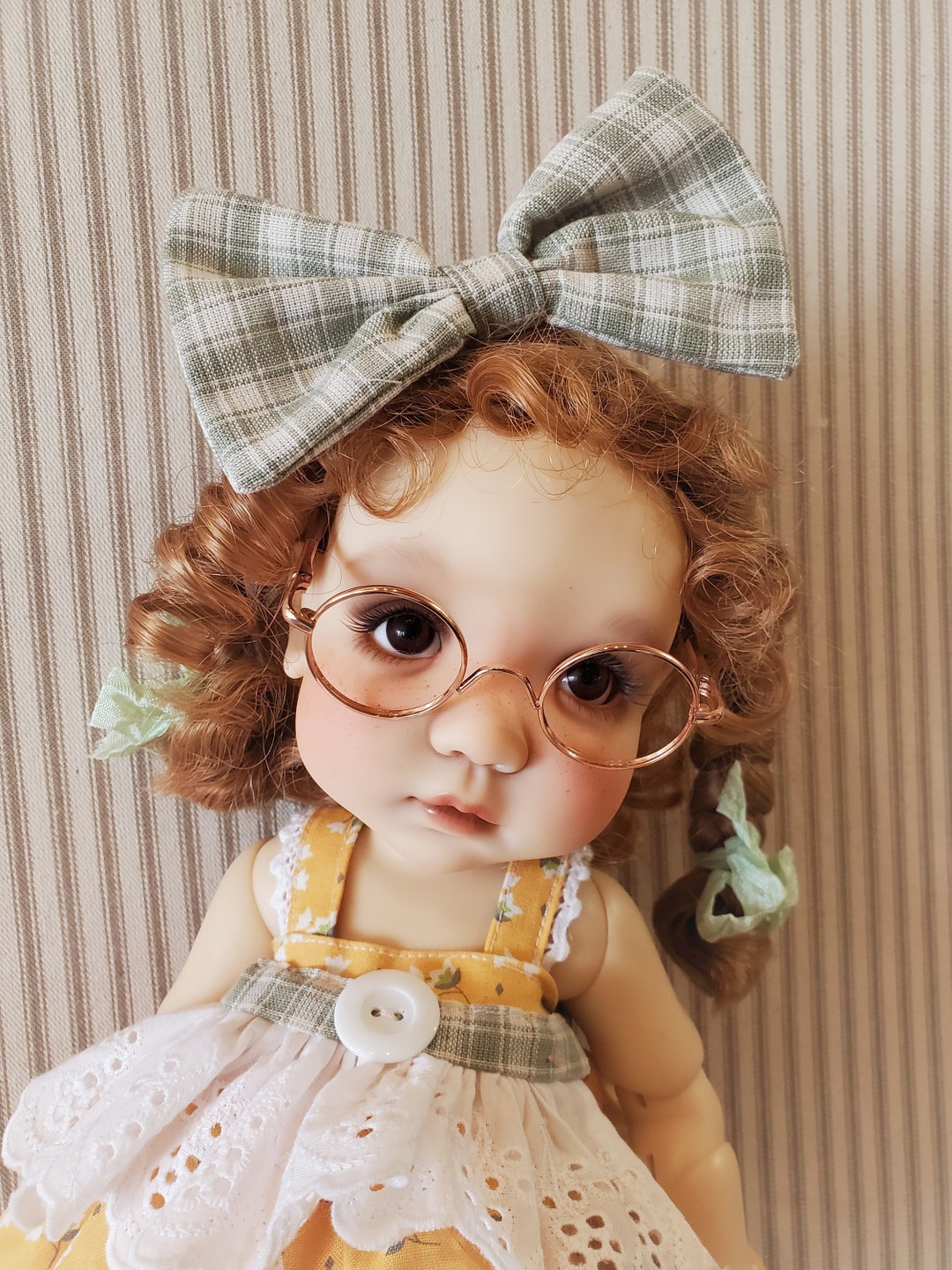Tenue Complète Laine 38 Cm Pour Poupée Moppets Meadow - Fait Main France