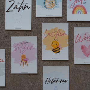 Meilensteinkarten Baby Erstes Jahr | Geschenk zur Geburt | Passend zum Tagebuch "Mein erstes Jahr"