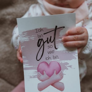 Affirmationskarten, Mutmacherkarten für Kinder | Geschenk für Mamas, Papas und Kinder | Geburtstagsgeschenk für Kinder