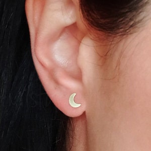Moon Earrings Aesthetic Earrings Sterling Silver Moon Etsy See more ideas about aesthetic, dark, the secret history. moon earrings aesthetic earrings