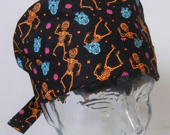 Tie Back FOLDING BAND Medical Surgical Scrub Hat with Halloween Star Wars