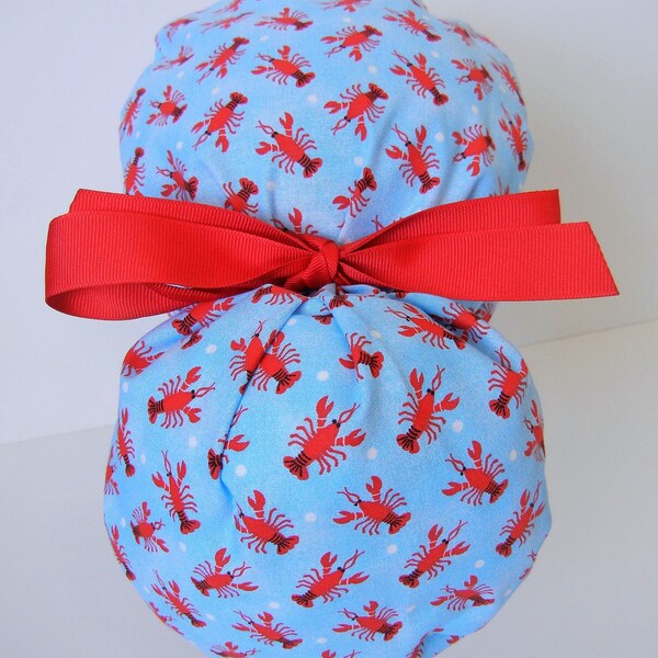 Scrub Cap Pattern With Elastic Etsy