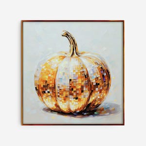 Pumpkin Print, Pumpkin Wall Art, Pumpkin Poster, Pumpkin Art Print, Autumn Wall Art, Fall Home Décor, Fall Kitchen Printable, Digital