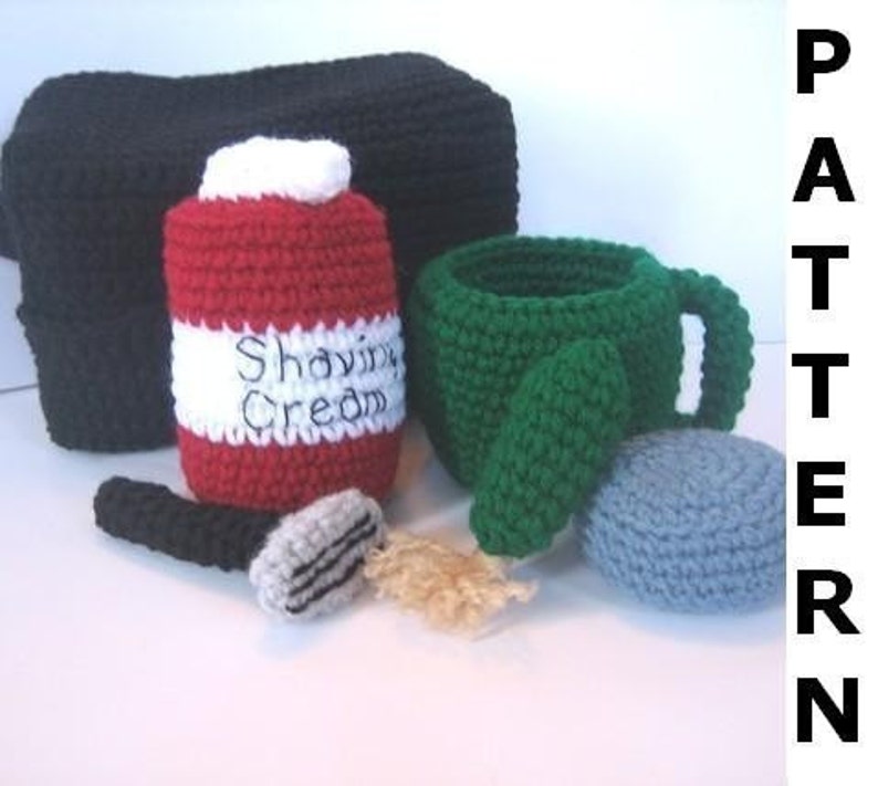 Shaving Kit Crochet Pattern Etsy