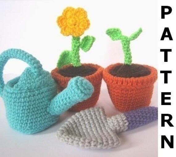 Gardening Play Set Crochet Pattern Etsy
