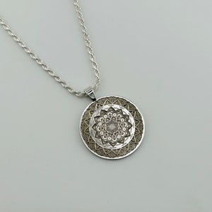 Engraved Silver Pendant - Custom Fine Jewelry