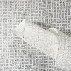 Handmade Lace Mulberry Paper: Translucent Waffle Texture, Deckle Edges Sheets 45gsm