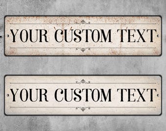 Targa in metallo personalizzata, decorazione murale personalizzata con testo personalizzato, nome di famiglia, citazione, targa in alluminio