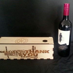 wine gift box Laser cut wooden svg glowforge Laser Cnc Cut svg dxf pdf eps cdr files wall sticker engraving decal