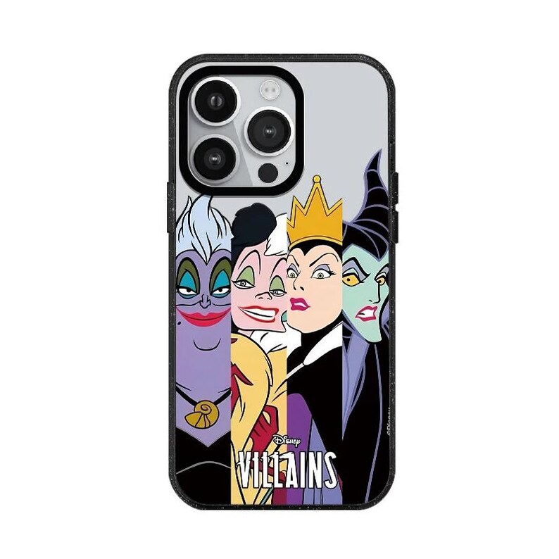 Disney Villain Evil Queen Maleficent Cruella Black Dragon Acrylic Phone