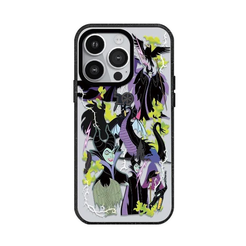 Disney Villain Evil Queen Maleficent Cruella Black Dragon Acrylic Phone
