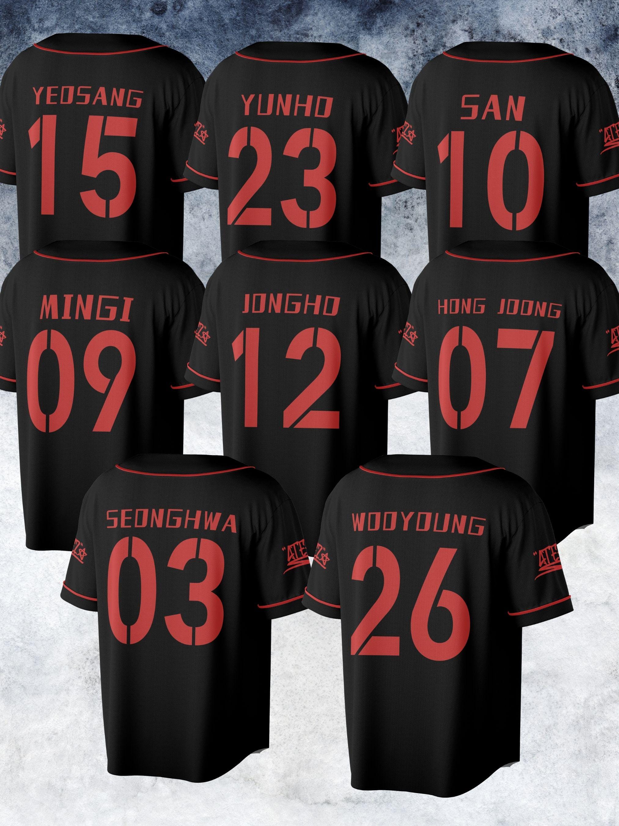 ATEEZ US サン Football Uniform 2025 ATEEZ US サン Football Uniform 2025 Custom Ateez 2025 World