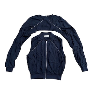 Acne Studios Blanche Crincle-Jacke