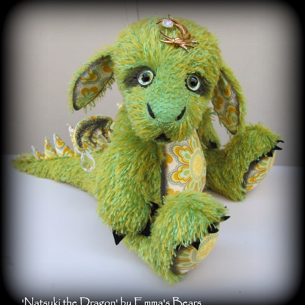 Soft Skulptur DRAGON PATTERN von Emma's Bears - Instant PDF