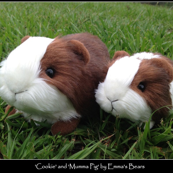 REALISTIC Guinea Pig PATTERN by Emmas Bears - includes both adult and baby sizes