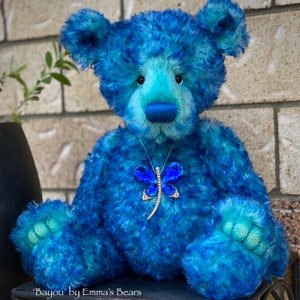 HUCKLEBERRY Gorgeous 17IN Bear Pattern by Emma's Bears zdjęcie 4