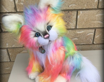 Soft Sculpture Cat PATTERN by Emma&#39;s Bears - Instant PDF