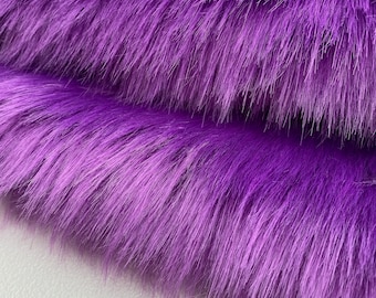 PASSIONFLOWER - 2022 Range- Premium Heavy Pile Faux Fur Material - Free Post  - Various Sizes Available