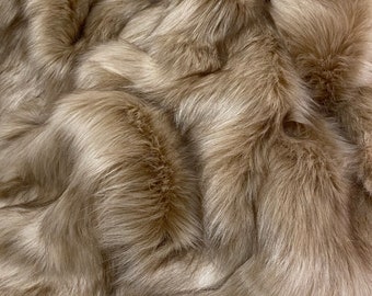 WARM LATTE - Brand NEW Range for 2023 - Premium Faux Fur Material - Free Post  - Various Sizes Available