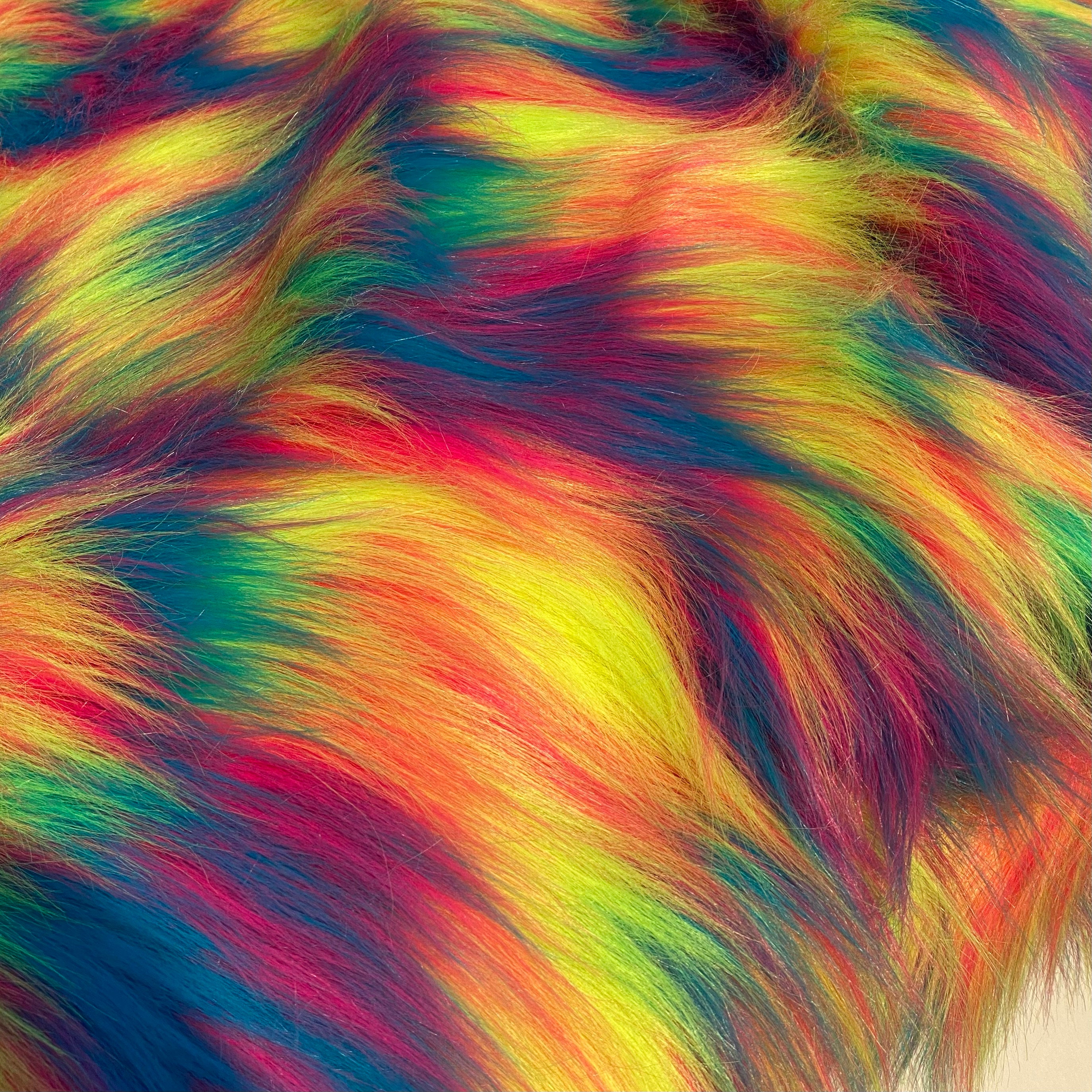 Faux Fur Fabric Furry Material,10mm Pile Plush Soft Cuddly Luxury