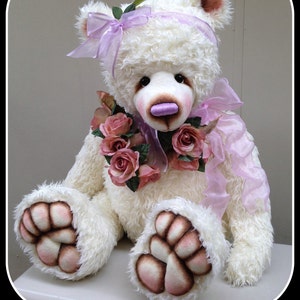 Jumbo 33&quot; Bear PATTERN - very large jointed artist bear pattern with pulled toes instructions
