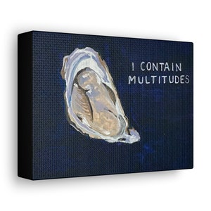 The World Is Your Oyster Canvas Gallery Wrap