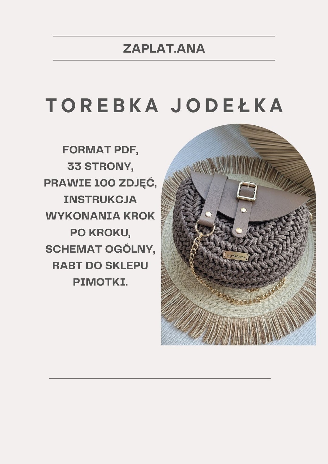 Handmade Crochet Bag, Shoulder Crochet Bag With Leather Flap