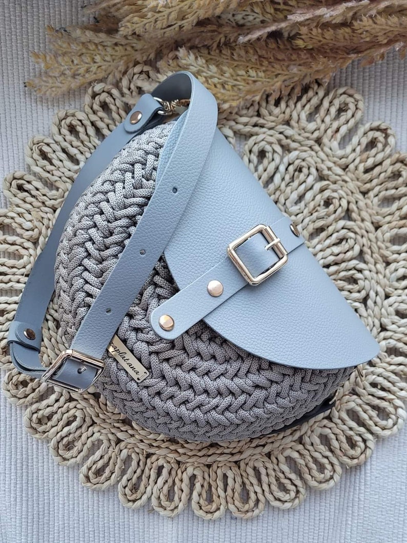 crochet bag pattern, herringbone pattern