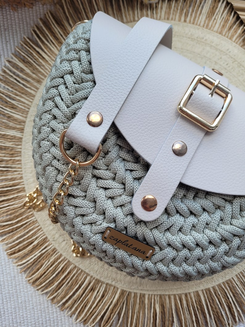 crochet bag pattern, herringbone pattern
