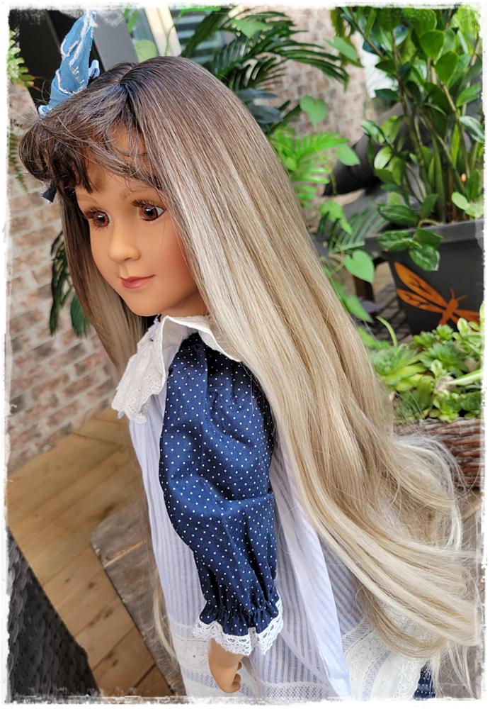 Wig American Girl Doll Hospital Hair Replacement Cost SAMANTHA CLASSIC Wig  In Light Brown 11-12” For American Girl Or 18